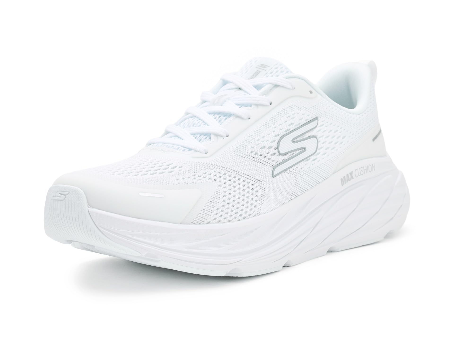 Skechers Women's Engineered Mesh Lace Up Running Sneakers White