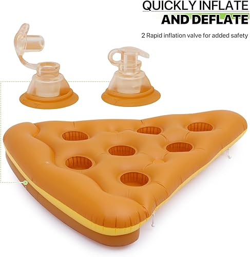 Miniatura 6 de Magshion Flotador inflable grande de piscina para adultos, balsa flotante de natación, silla flotante de agua al aire libre para decoración de