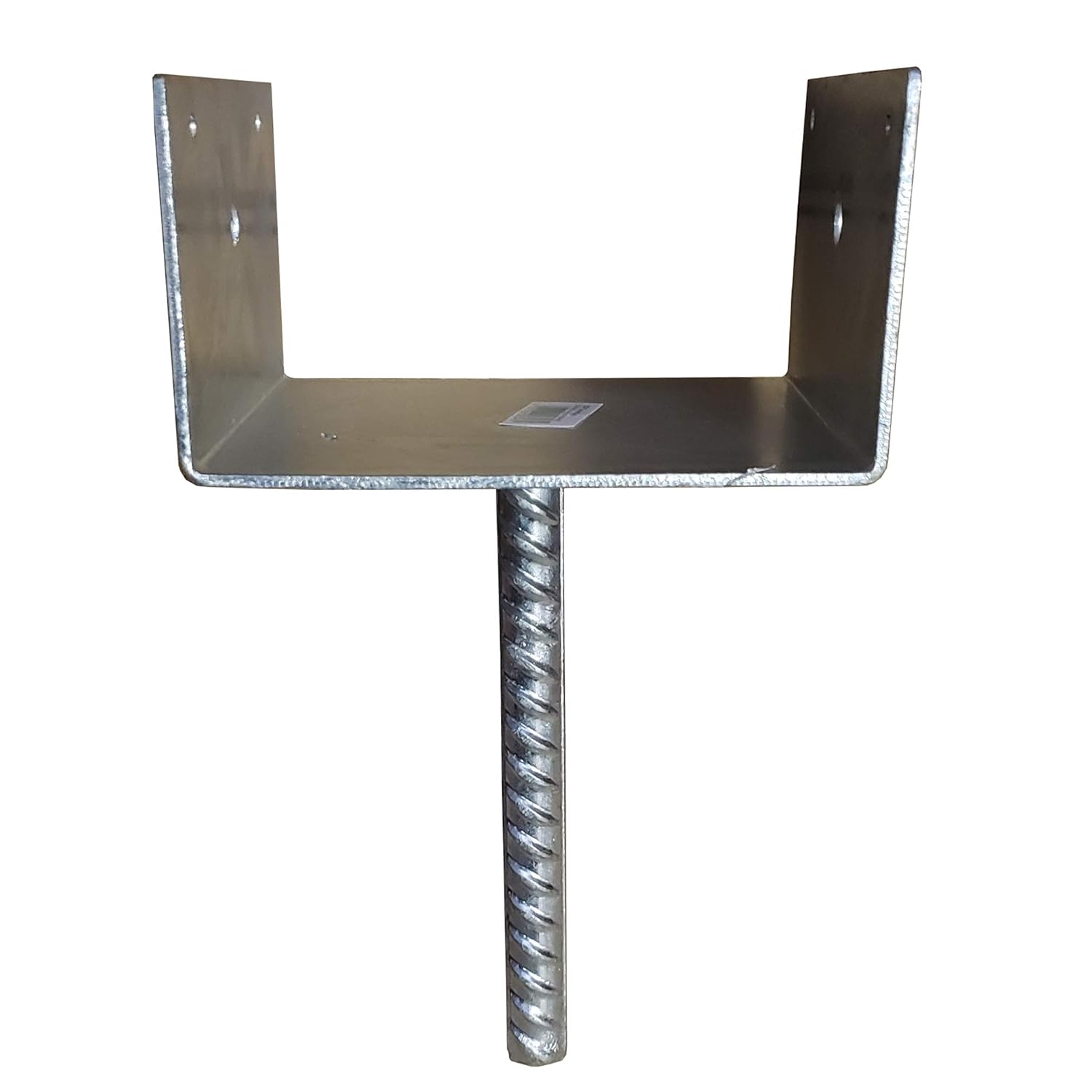 Post Support Saddle Bracket Holder for 5.5"x5.5" Posts, 13G Hot Dip