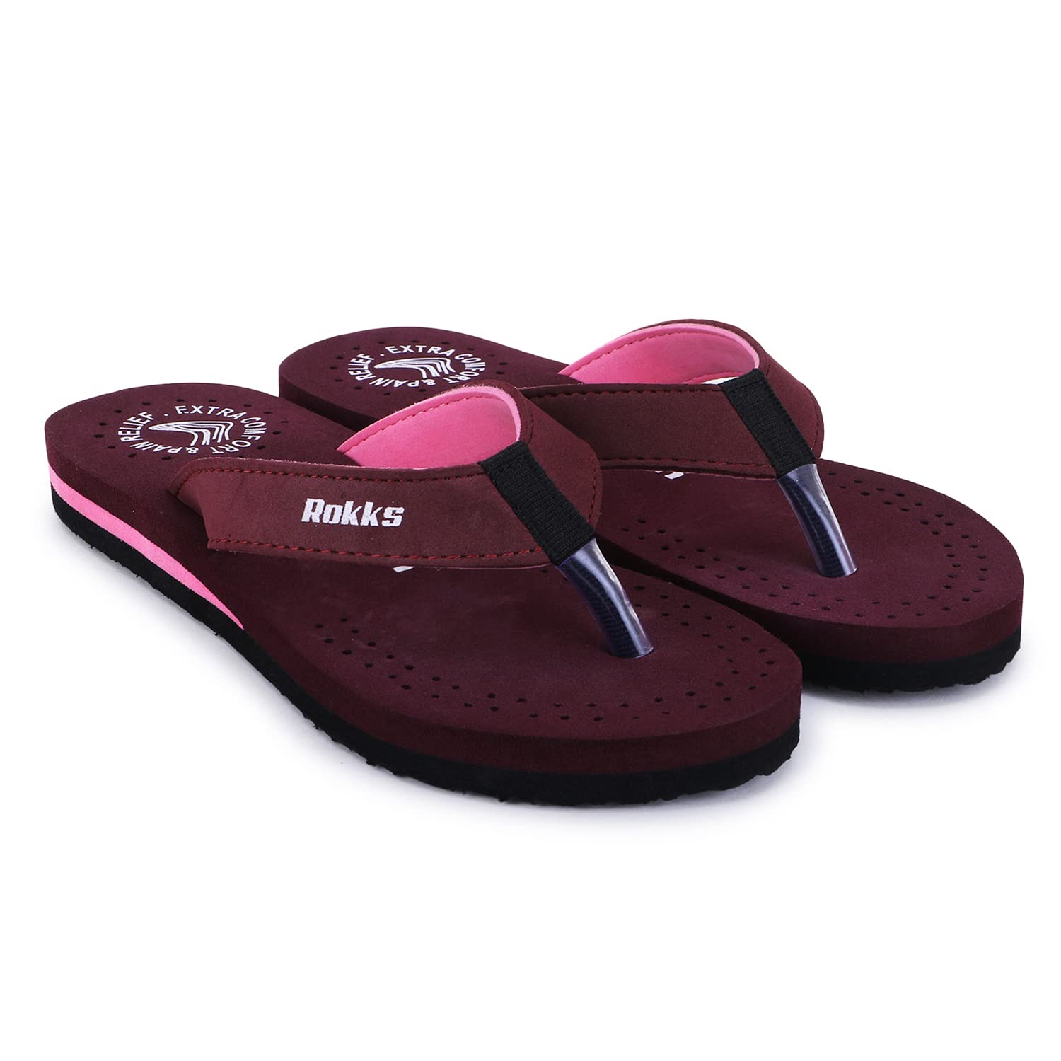 See full amazon price history chart for ROKKS Womans Fashion Super Soft Rubberized Eva Sole Comfortable & Flexible Slipper for Girls/Ladies(Doctor-Maroon-4) ROKKS Womans Fashion Super Soft Rubberized Eva Sole Comfortable & Flexible Slipper for Girls/Ladies(Doctor-Maroon-4) (B0BPDQFC6Q) Amazon Price History, Amazon Price Tracker