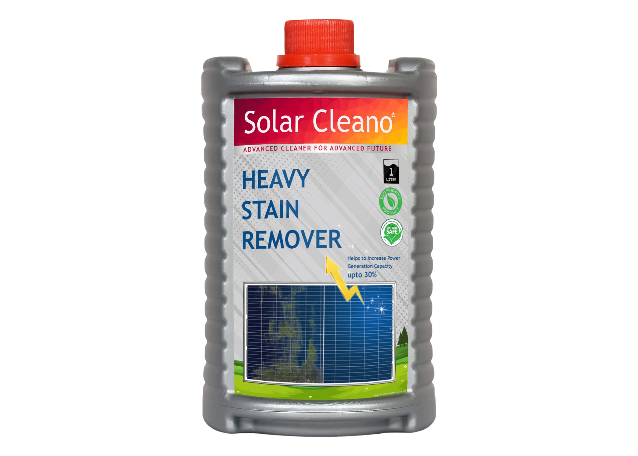Solar Cleano - Heavy Stain Remover (1 Liter) 1:50 Concentrate Liquid | Removes Hard Stains, Cement, Paint, Water Spots, Dirt. | Helps to Increase Power Output | Eco Frendly | Cleans Upto 100 Panels-picture-29