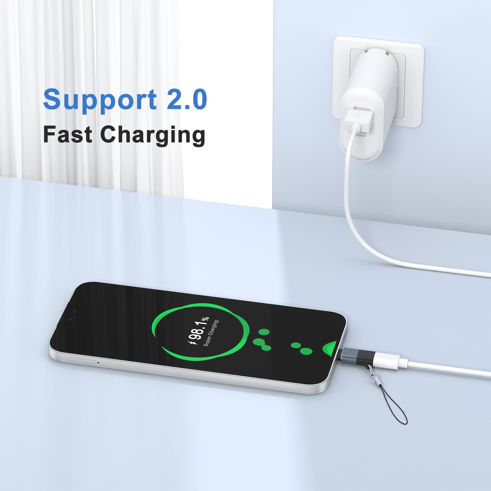 ARKTEK Lot De 4 Adaptateurs USB-C - USB De Type C (femelle) Vers Micro