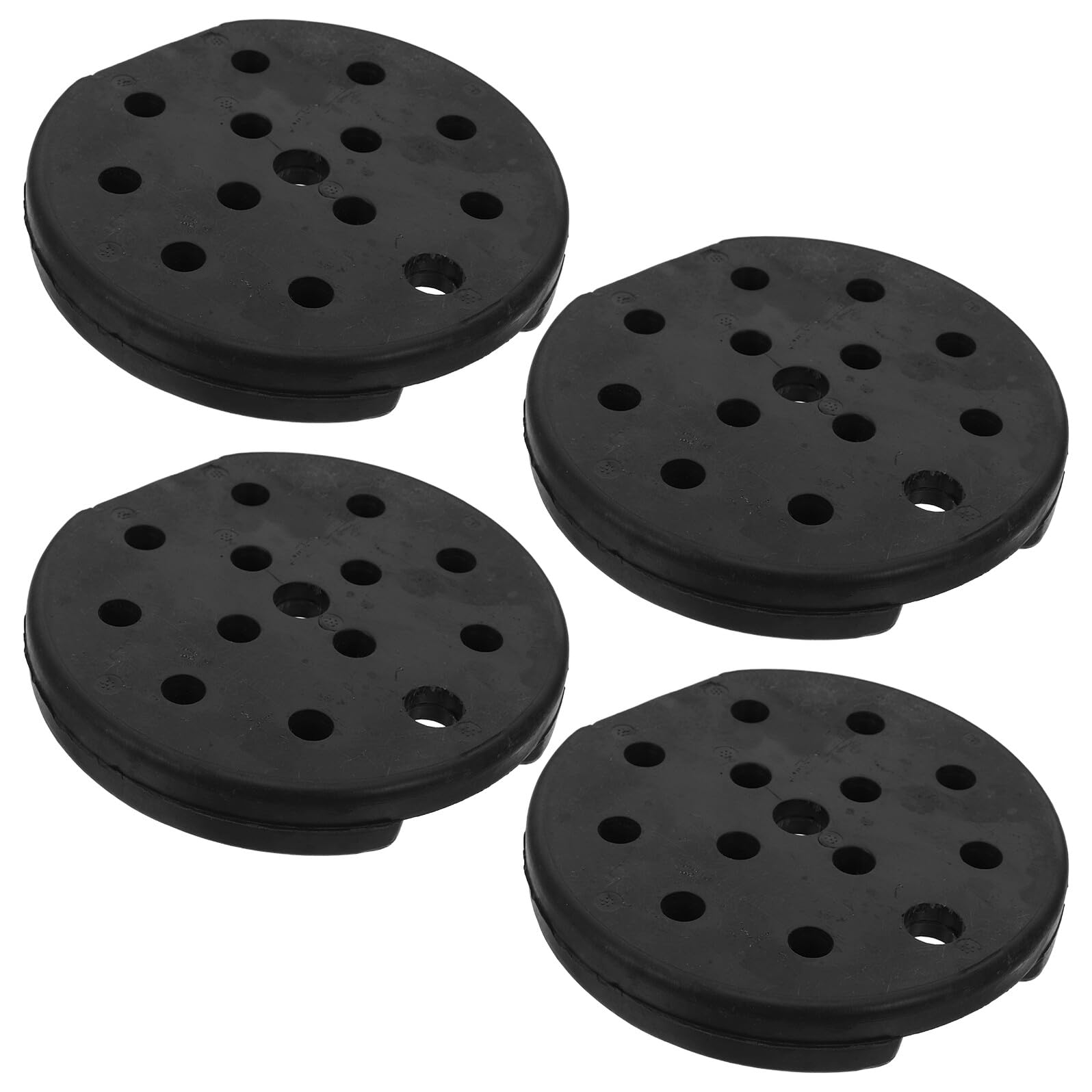 Contrapeso para base de lámpara redondo, plástico resistente y estable, pack de 4 8