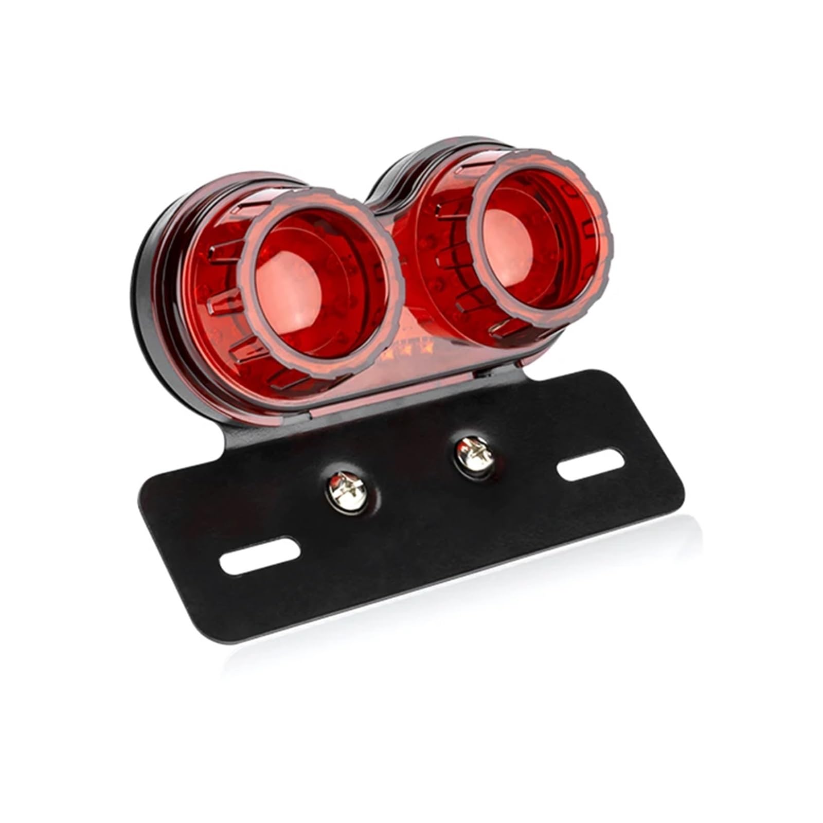 Soporte de matrícula con luz trasera universal para evitar multas de tráfico 8