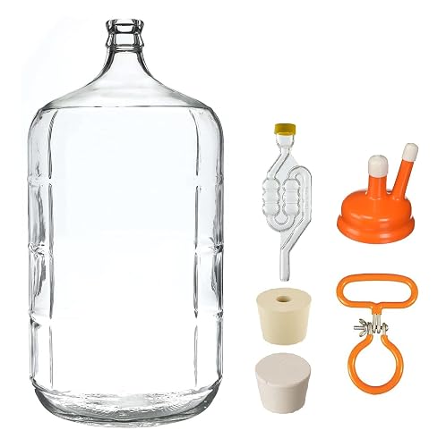 North Mountain Supply 6-Gallon Premium Italian Glass Carboy
