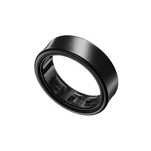 Samsung Galaxy Ring Tamanho 6, Monitor de treino, rastreador de sono, bateria de até 7 dias, Material em titânio - Titânio Preto