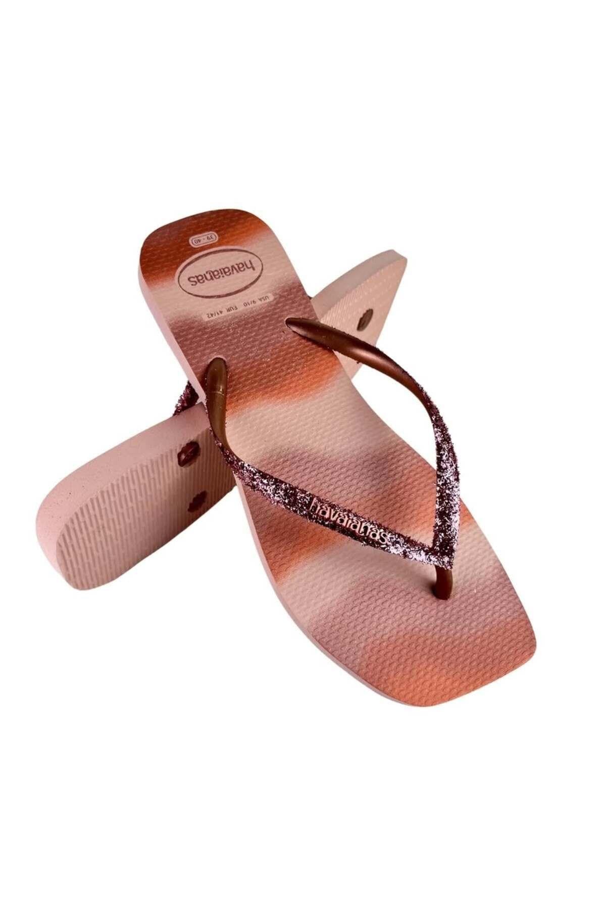 Style Slim Square Glitter Party Rose 0076