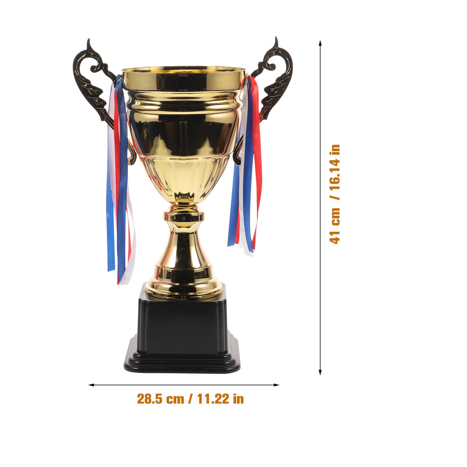 SOLUSTRE Trofeo de Metal Dorado para Torneos Escolares Trofeo de Aleación Resistente para Competición Deportiva y Banquetes Deportivos