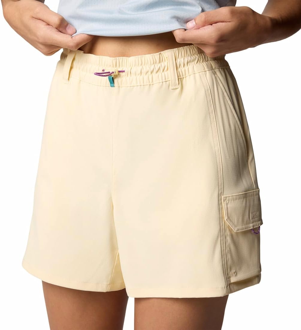 Columbia Weekend Rays 5in Water Short - Women's, Lemon Wash, XL - Image 4