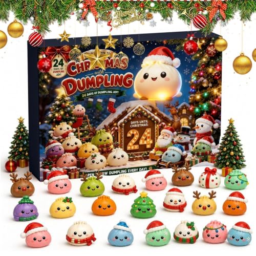 Dumpling Squishies Advent Calendar 2026 Christmas Countdown - image 1