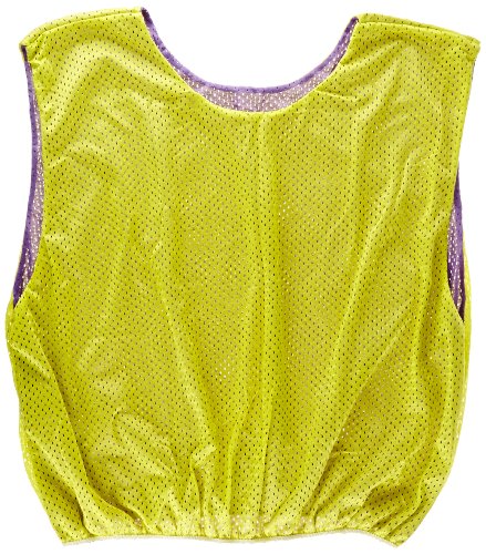Sportime Dub-L-Scrim Pinnie - Adult - Yellow / Violet