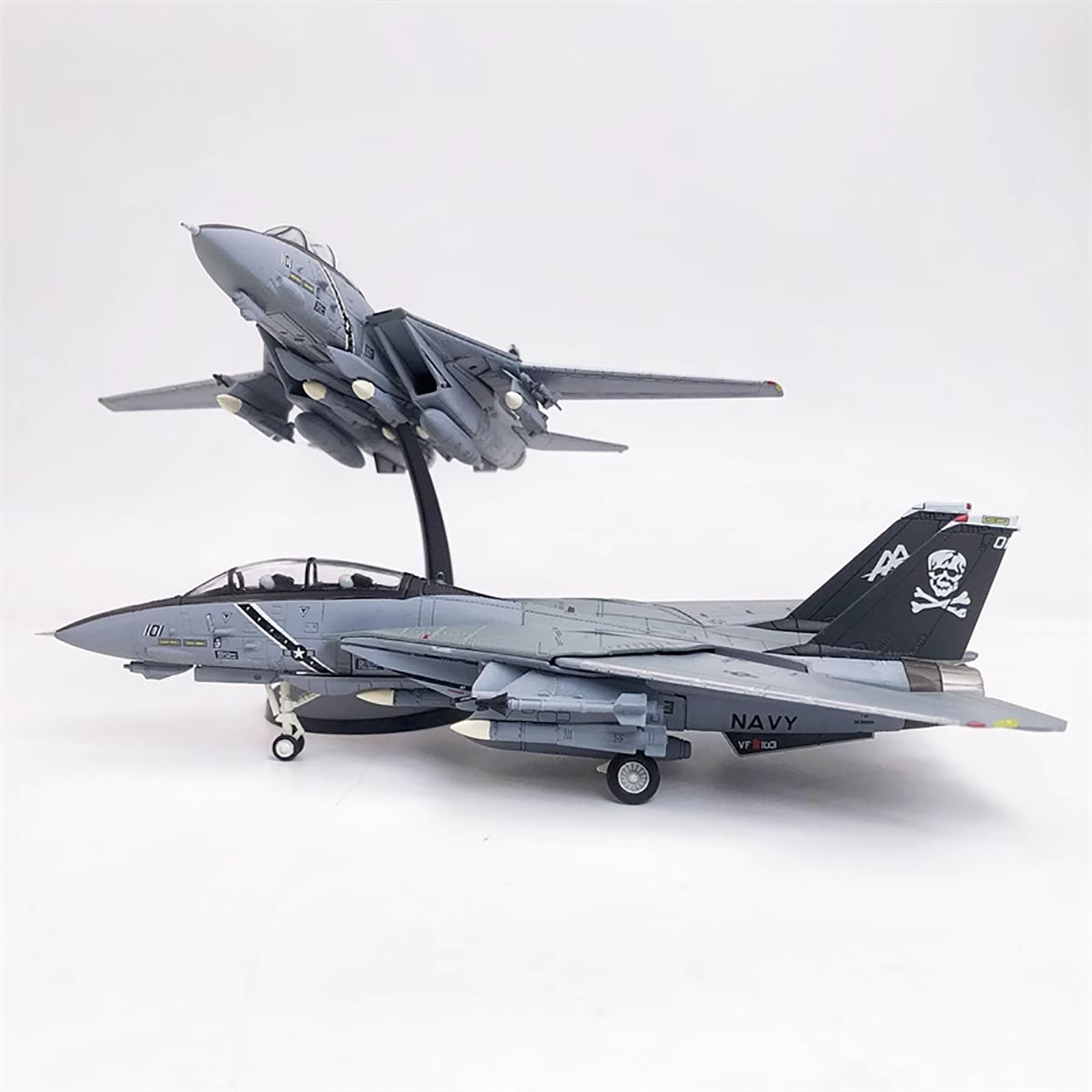 Amazon.co.jp: 7.5インチ 1/100スケール F-14B 戦闘機モデル飛行機