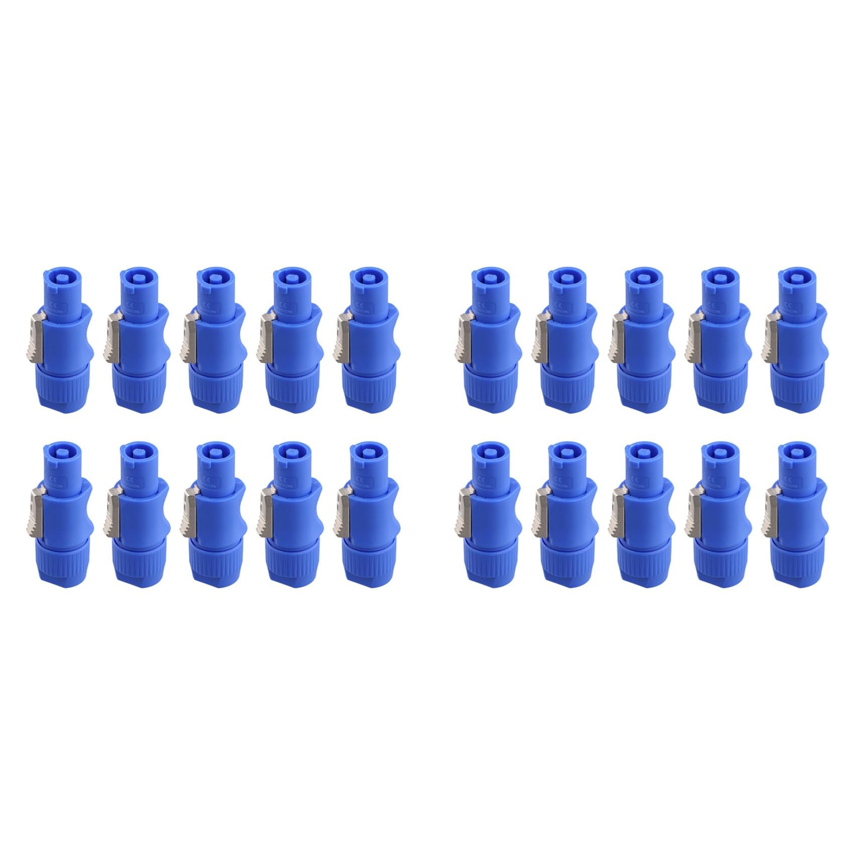 Ctrlzs Men's Light 20Pcs 3 Pin Powercon Connector Signal Input Jack For Beam Stage Power Input