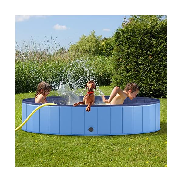 Heeyoo-63-Foldable-Dog-Pool-for-Large-Dogs-Portable-Hard-Plastic-PVC-Pet-Bathing-Tub-Outdoor-Collapsible-Swimming-Pool-for-Pets-Dogs-and-Cats-63-x-12-Inches Heeyoo 63″ Foldable Dog Pool - Portable and Durable Pet Bathing Tub