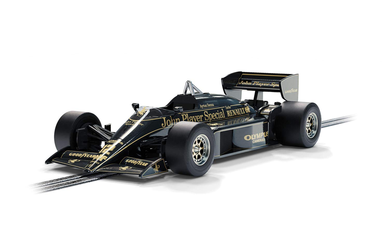 Scalextric Lotus 97T John Player Special Ayrton Senna 1:32 Slot