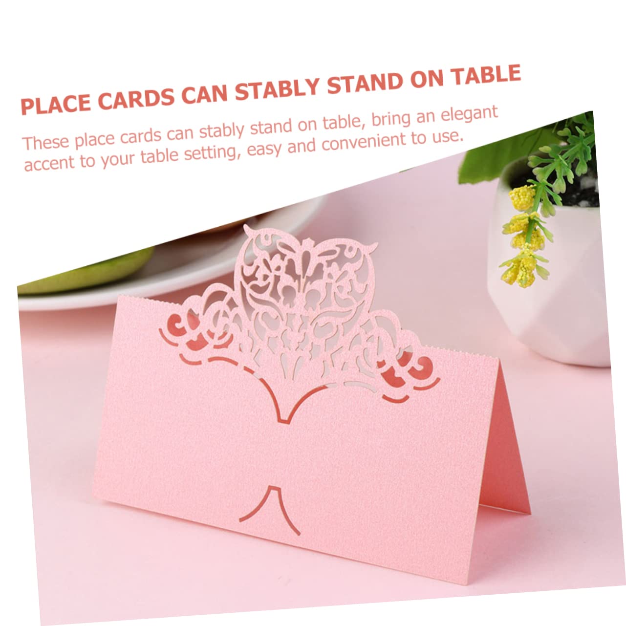 DECHOUS 125pezzi Segnaposto Per Matrimonio Cartellini Decorativi Per Per Compleanni e Cerimonie Speciali