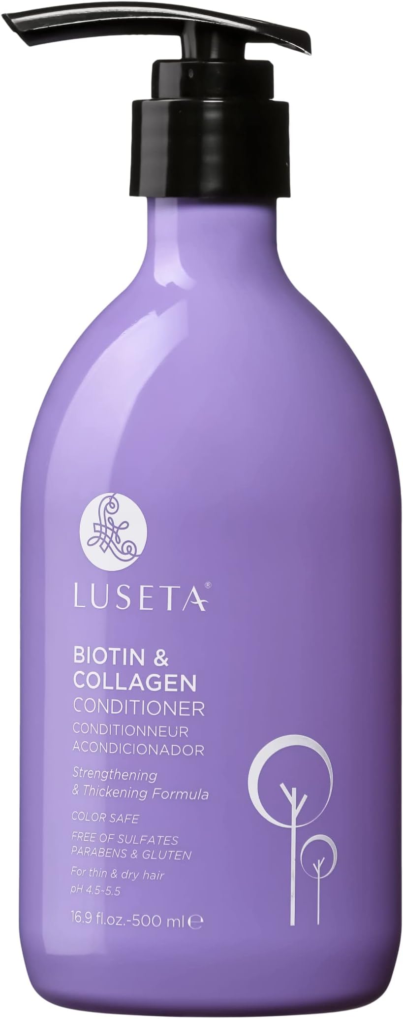 Biotin & Collagen Conditioner Thickening for Hair Loss & Fast Hair Growth - Infused with Argan Oil to Repair Damaged Dry Hair - Sulfate Free Paraben Free 16.9oz