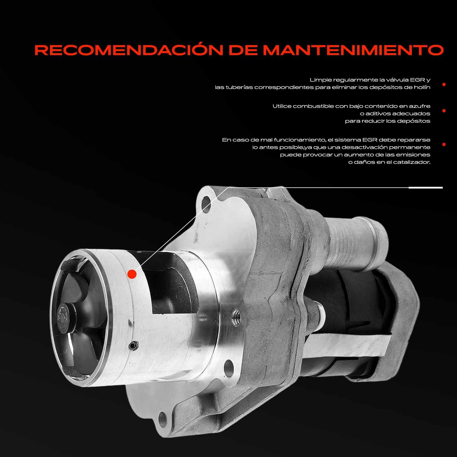 Frankberg Válvula EGR 6421401760 | Compatible con: Caja Sprinter 5-T B906, Viano W639, Autobús Vito W639, Caja Sprinter 3-T B906, Sprinter 46-T Caja B906