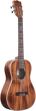 Kala KA-SA-B Solid Acacia Series Baritone Ukulele - Satin Natural