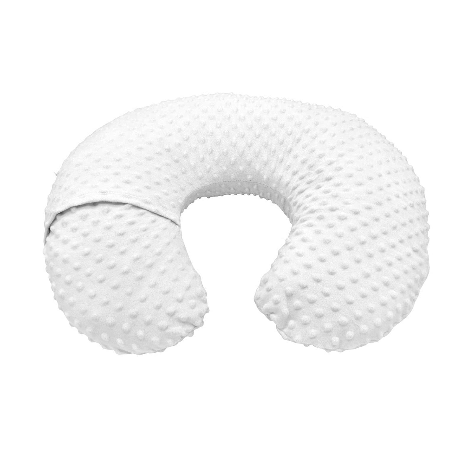 Housse de Coussin D'allaitement pour bébé, Coussin Allaitement Bebe Confortable en Forme de U pour une Expérience D'alimentation Nettoyable et Confortable (Blanc)