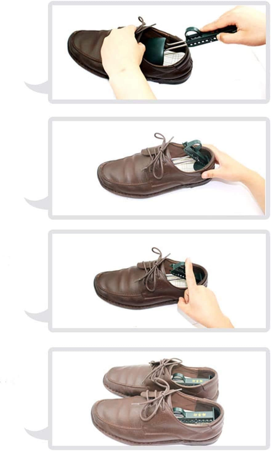 2 Pairs Practical Adjustable Length Men Shoe Tree Stretcher Boot Holder