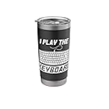 I Play Keyboard Programming Stainless Steel Insulated Tumbler