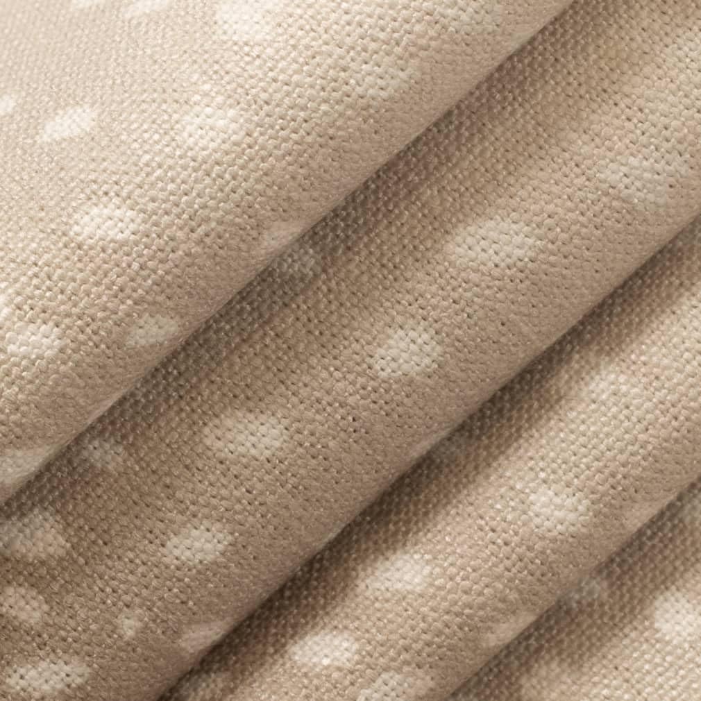 Beige Animal Print Linen Blend Upholstery Fabric by The Yard - SKU: Whisper Fawn