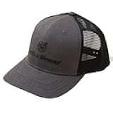 Officially Licensed Men's Trucker Hat, Classic S&W Embroidered Logo, Mid-Profile Baseball Cap