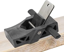 Cepilladoras para carpintería, madera mano, herramientas manuales carpintería, cepilladora manual para recortar rápidamente bordes madera, color negro