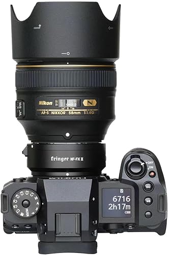 Miniatura 4 de Fringer NF-FX II - Adaptador de montaje de lente Fuji, anillo electrónico de enfoque automático compatible con lente Nikon DGE a cámaras Fujifilm