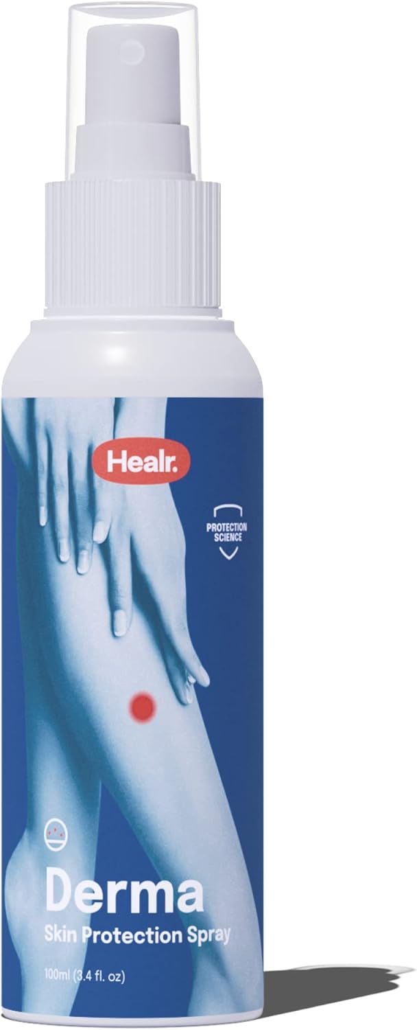 Derma Skin Protection Spray – 100ml – Hydraterende en voedende spray met aloë vera en magnesium, hydraterende spray voor lichaam, gezicht en haar, gezichtsspray biedt bescherming