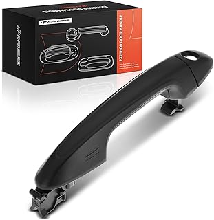 A-Premium Front Left Driver Side Exterior Door Handle with Keyhole Compatible with Toyota RAV4 2013-2018, with Passive Entry, Primed Black