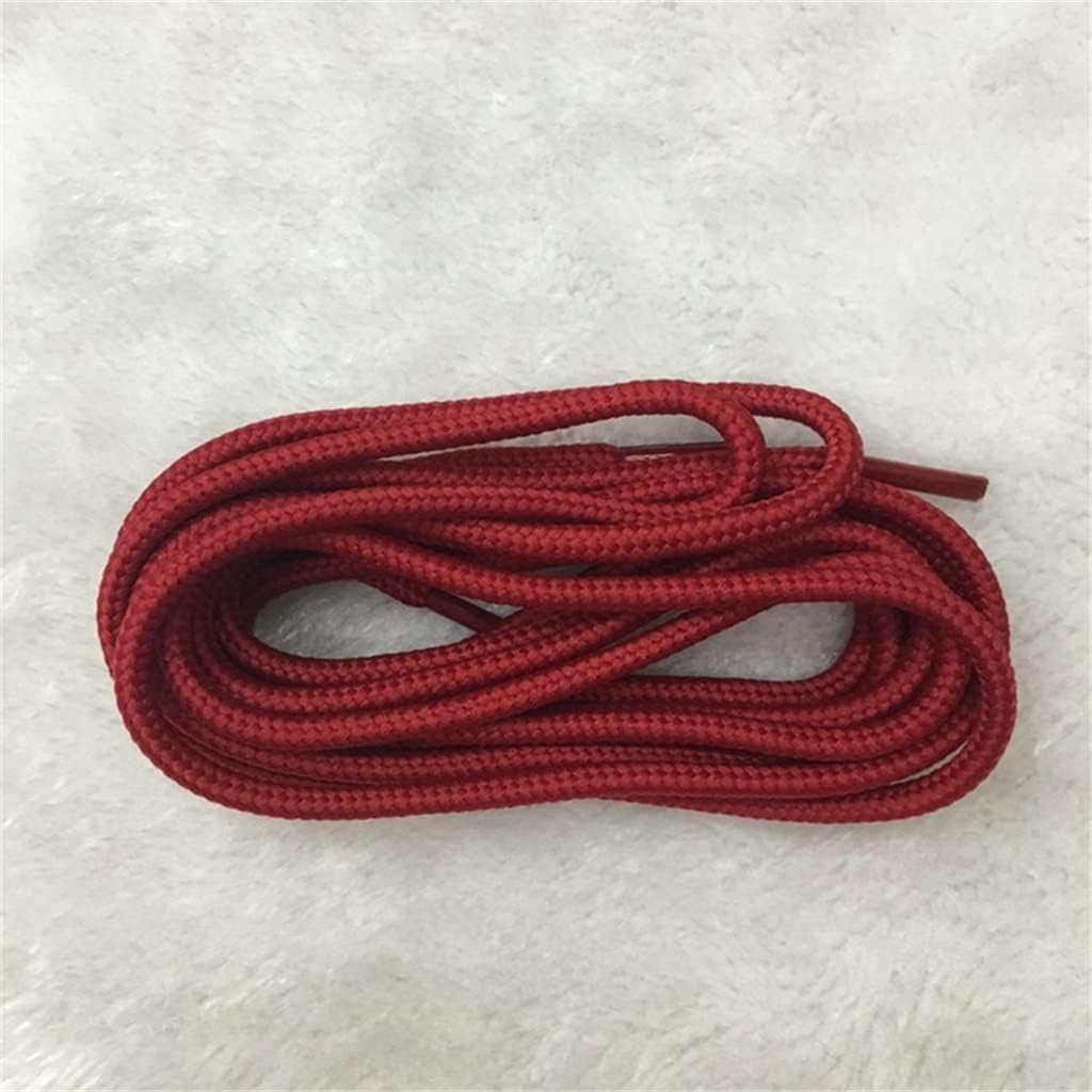 TBIIEXFL 1 Pair of Solid Round Shoelaces Durable Polyester Shoelaces Boots Shoelaces Sports Shoelaces Unisex (Color : D, Size : 150CM) : Sports & Outdoors