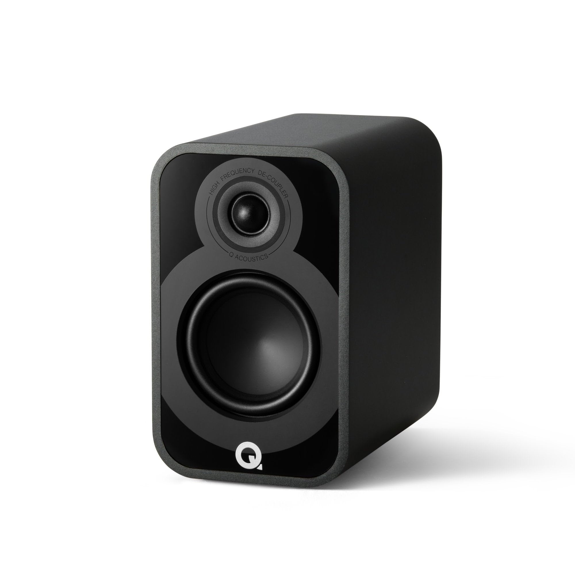 Q ACOUSTICS 5010 - Coppia di altoparlanti compatti da scaffale, con driver medio/basso da 11,4 cm, tweeter da 1", altoparlanti TV per sistema audio surround, giradischi in vinile Hi-Fi
