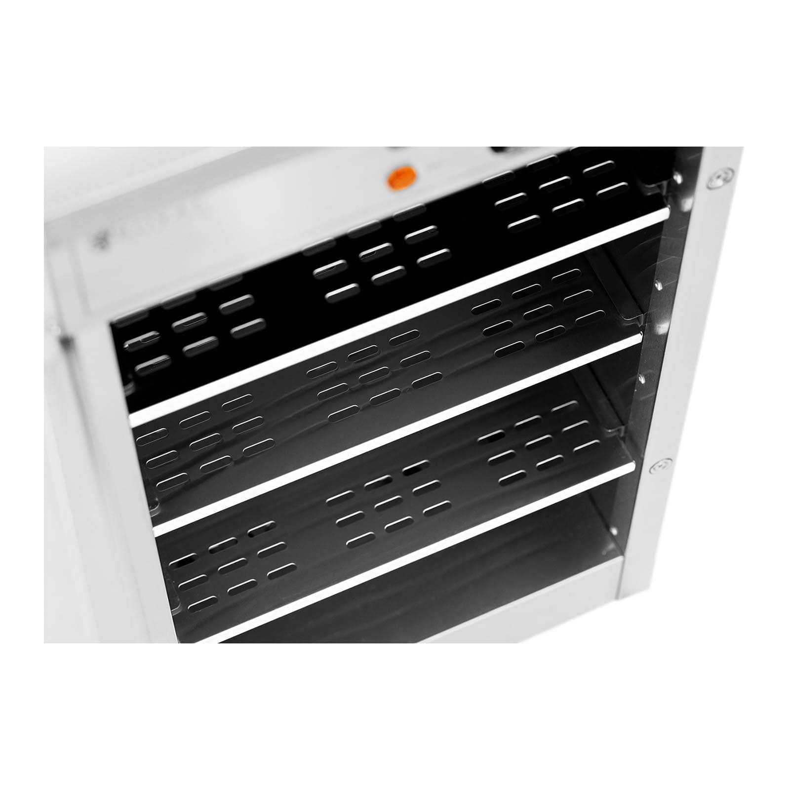 Royal Catering Armoire Chauffante Professionnelle 60 Assiettes Max. (Ø 29 cm) 3 Étagères Max 80 °C Chauffe-Assiette Électrique