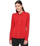 Womens Soft Work Top Long Sleeve Knit Top