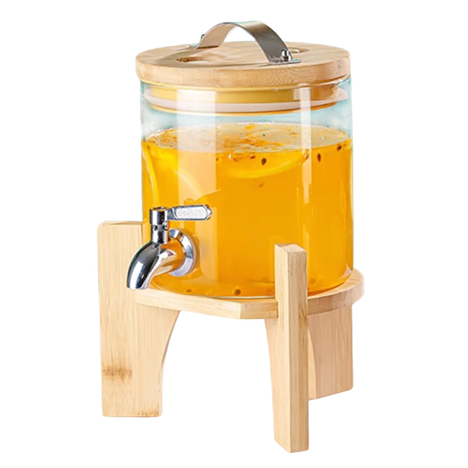 Auslaufsicherer Getränkespender, 5 L, 7,5 L, 10 L Fruchtsieb Mit Ständer, Geeignet Für Heiße Oder Kalte Getränke, Eiswasser,5L