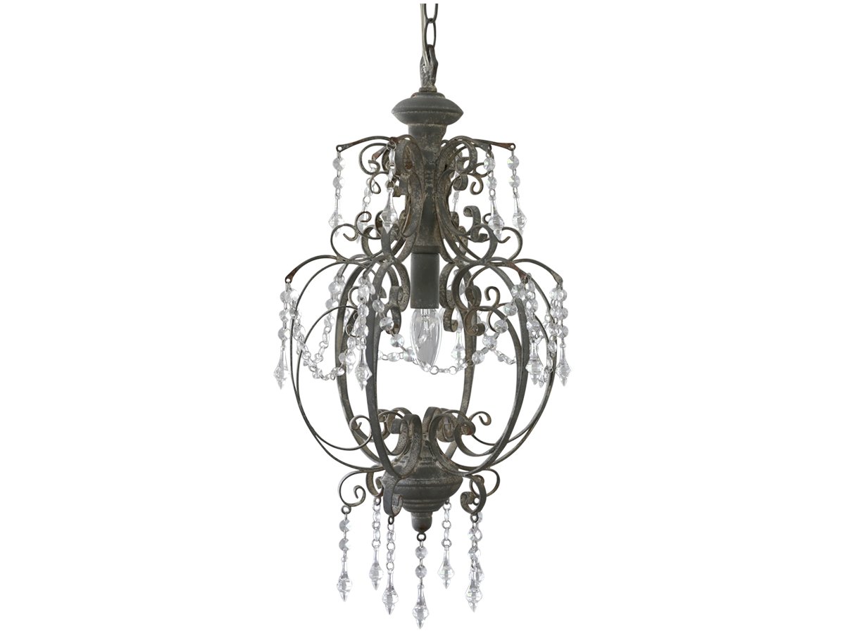 Grande Lampadario Antico 90 Cm Diametro 18 Bracci In Cristal