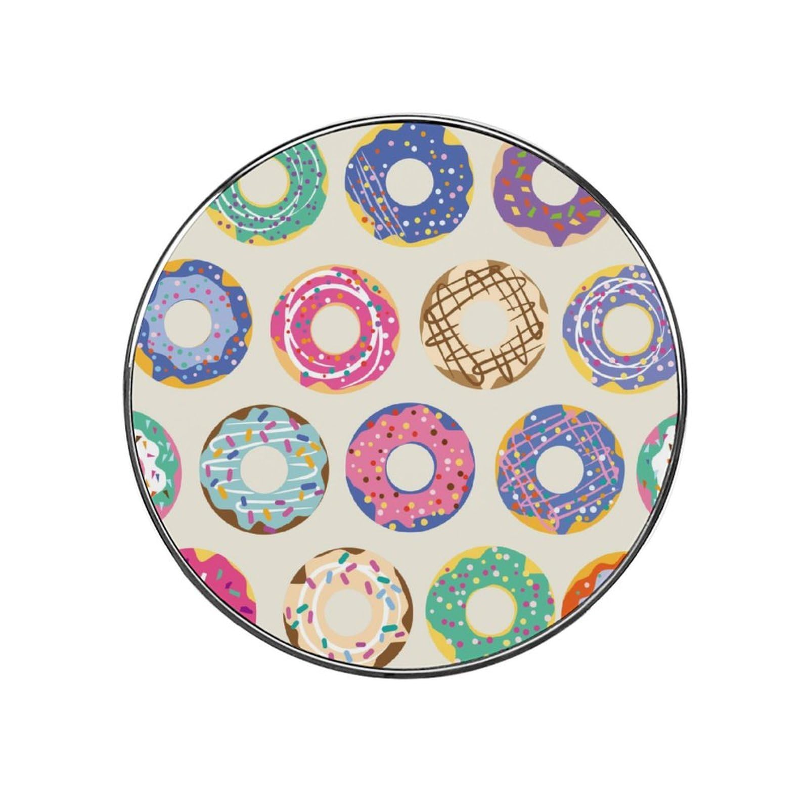 Colorful Donuts Alloy Fridge Magnet For Office Cabinet Refrigerator Whiteboard Photo