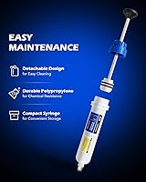 Vista 7 de Orion Motor Tech Bomba Extractadora de Aceite, Extractor Manual de Líquido de 200mL para Transferencias de Aceite de Transmisión de Dirección