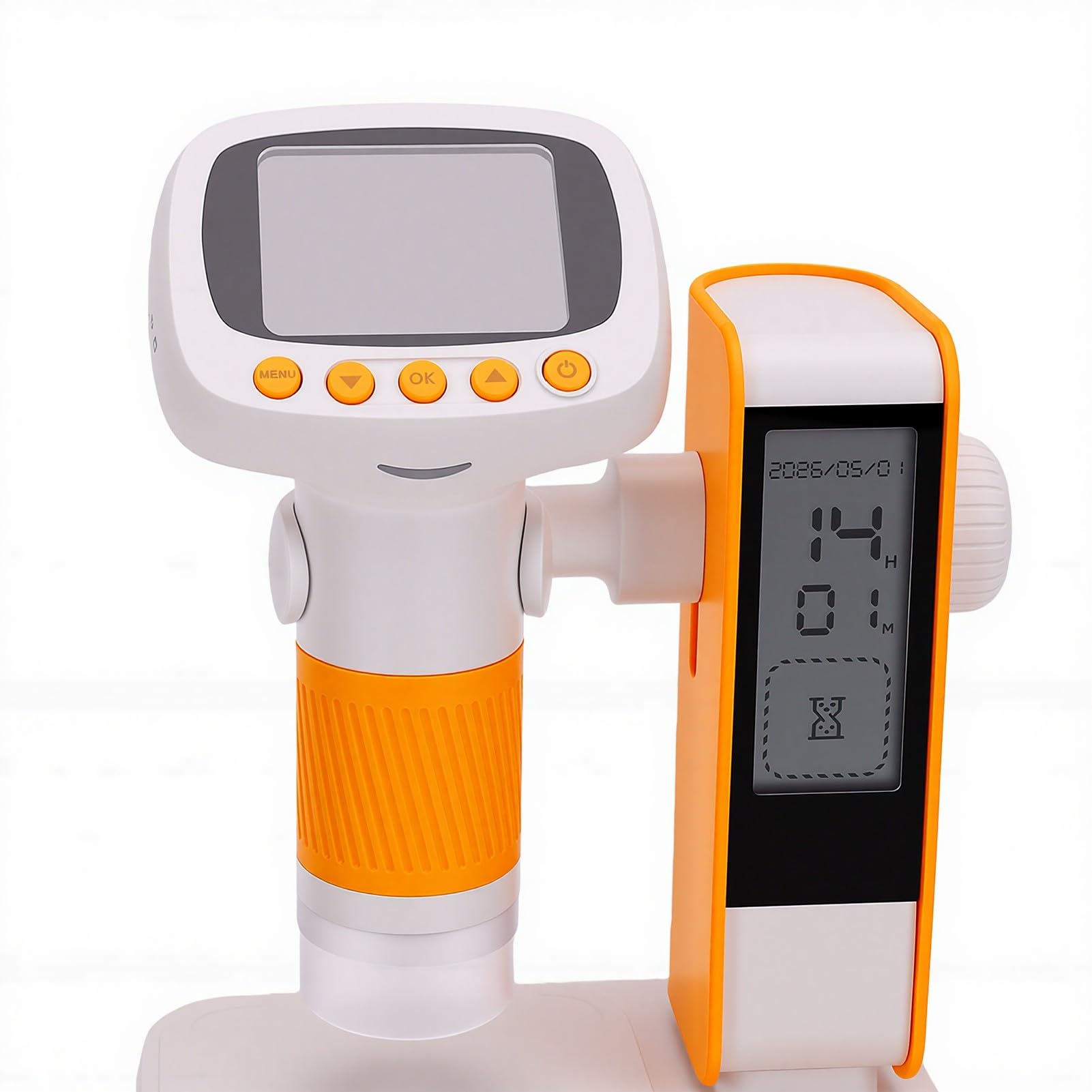 Microscopio per Bambini, Microscopio Digitale Portatile con Ingrandimento da 50X a 1000X con Schermo a Colori e 8 Luci LED Regolabili, Compatibile con PC USB per Ragazzi e Ragazze Dai 3 Anni