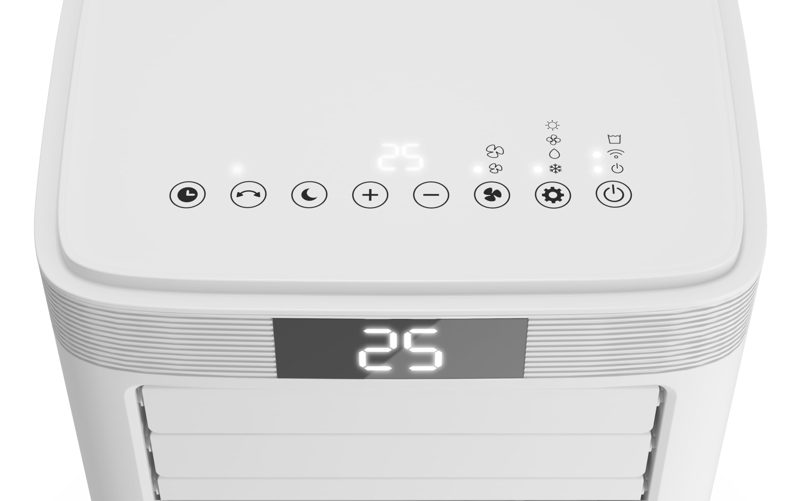 Olimpia Splendid - 02474 Dolceclima 10 HP WiFi Climatiseur portable - 10 000 BTU/h, capacité nominale 2,6 Kw, avec télécommande et WiFi intégré, Gaz naturel R290, Blanc