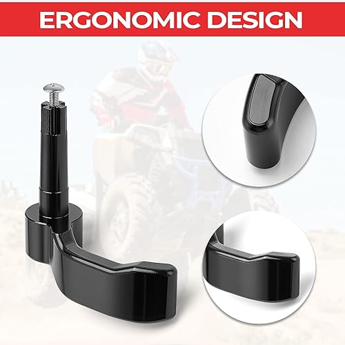 Miniatura 3 de KEMIMOTO Palanca de acelerador de pulgar ATV compatible con Polaris Sportsman 450 500 550 570 850 1000 XP Scrambler 1000 850 570 2009-2020 Extensor