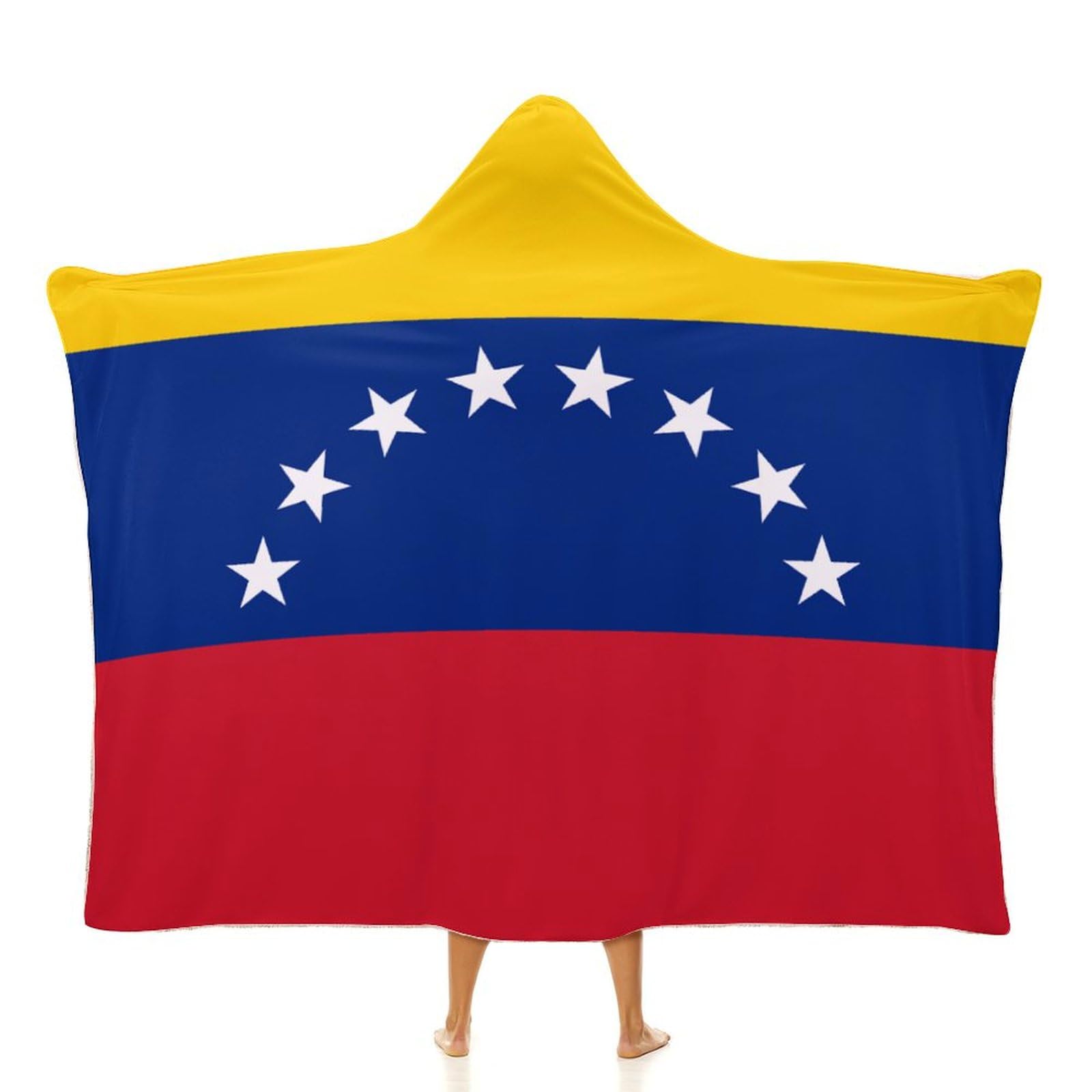 Couverture à capuche Venezuela, idée cadeau originale pour homme et femme