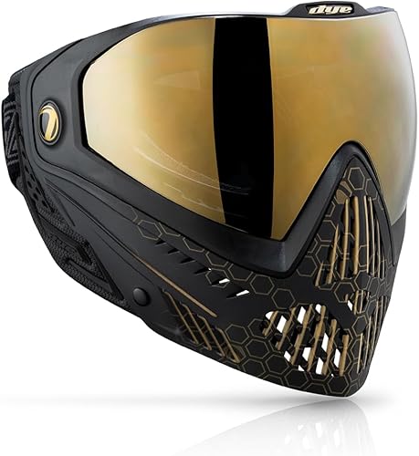 Miniatura 11 de Dye i5 Gafas de paintball – Lente térmica antivaho – Correa GSR Pro, orejas formadas por compresión – Protección facial profesional