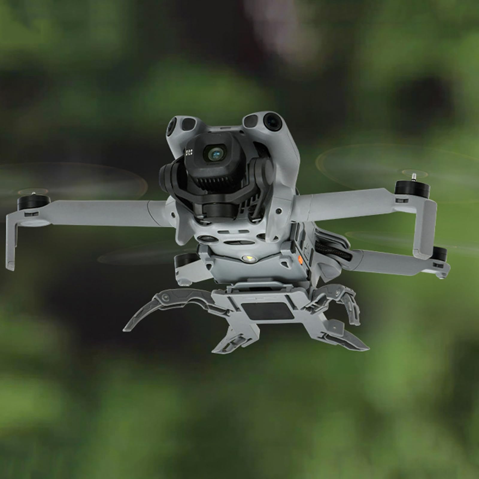 Generic 5 szt. Podwyższony stojak do lądowania DI Mini 5 Pro, odporny na zarysowania i wstrząsy, zdejmowane wiosło mocujące, uchwyt na nogę pająka, ochrona korpusu i kamery drona