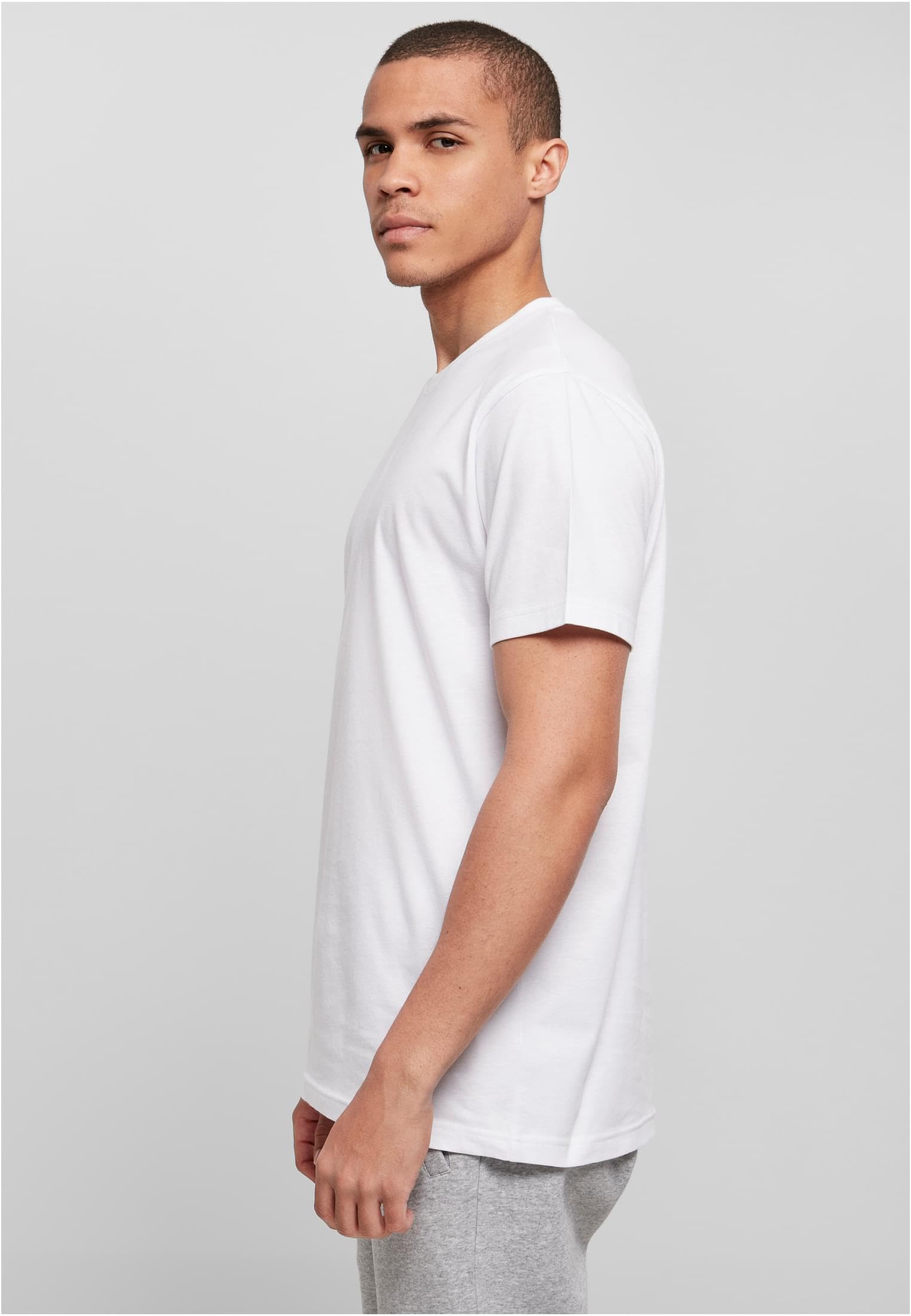 Build Your Brand Bb010-basic Round Neck T-Shirt T-Shirt Uomo (Pacco da 1)