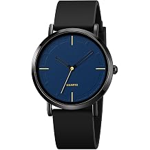 Women Watches Men Sports Watches Ultra Thin Silicone Strap Fashion Simple Analog Quartz Wrist Watche