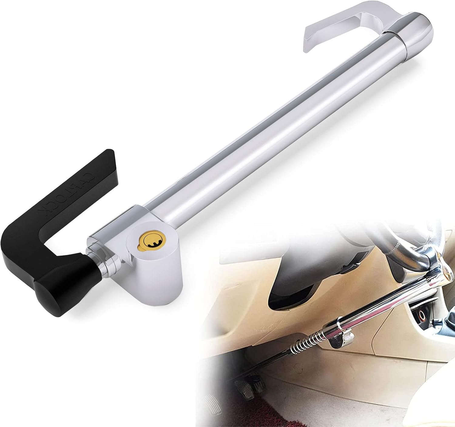 Universal Car AntiTheft Lock Adjustable Length Steering