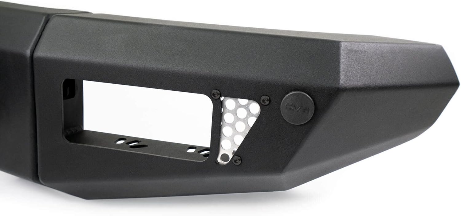 DV8 Offroad OE Plus Series Front Bumper Compatible with 2021-2026 Ford Bronco | Multiple Light Mounts | Compatible with OEM Skid Plate, 360° Camera, & Sensors | Reinforced D-Ring Mounts